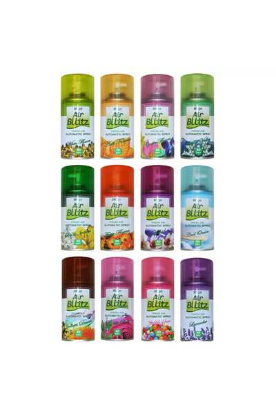 OEM Set 6 Rezerve odorizant camera Air Bllitz diferite arome, 6 x 260 ml