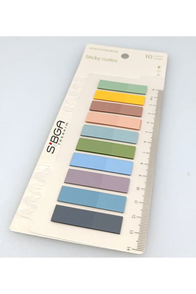 sibga tasarım Transparent Colored Postit Post-it Post It.Bookmark Bookmark Postit Sticker Note Paper 200 Sheets