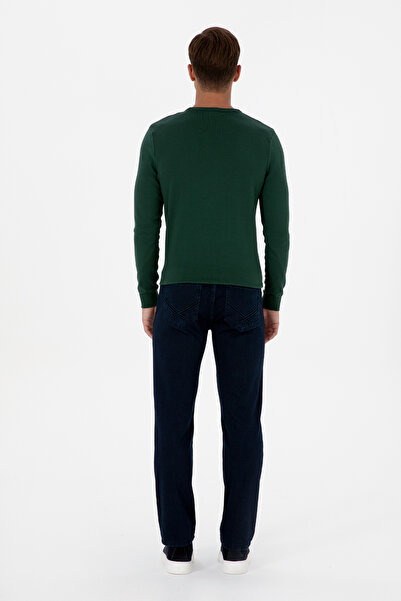 U.S. Polo Assn. Erkek Lacivert Straight Fit Jean Pantolon 50307754-VR033