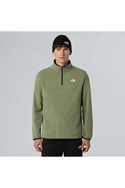 THE NORTH FACE Мъжка зелена поларна блуза Glacier (NF0A8D0QBO91)