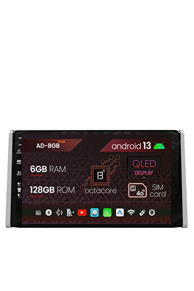 AutoDrop Navigatie Toyota RAV4 (2018+), Android 13, B-Octa / 6GB + 128GB, 9"