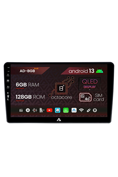 AutoDrop Navigatie Hyundai I40 (2012-2020), Android 13, B-Octa / 6GB + 128GB, 9"
