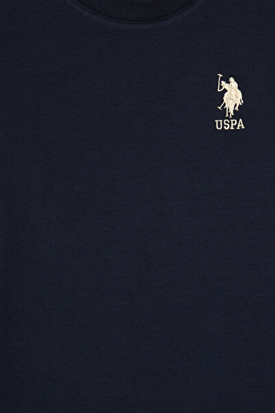 U.S. Polo Assn. Erkek Çocuk Açık Lacivert Basic Bisiklet Yaka Sweatshirt 50314002-VR059