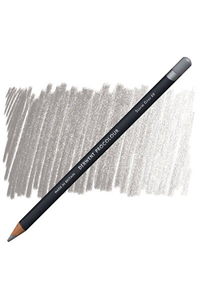 Derwent قلم تلوين جاف سوبرتريند بروكولور 68 رمادي عاصف