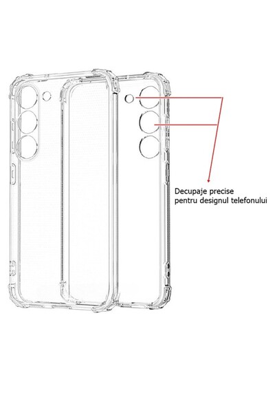 Flippy TPU Protective Case for Samsung S23 FE, Shockproof, Transparent
