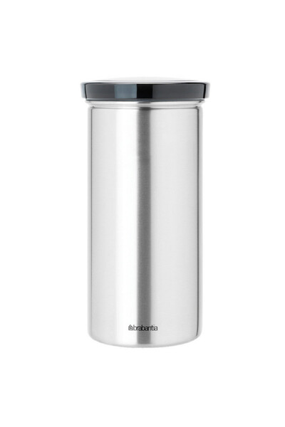 Brabantia 646988 coffee capsule storage jar, 18 capsules, Stainless steel, No...