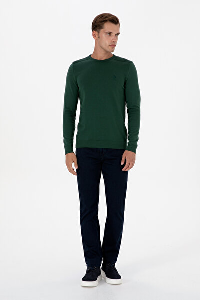 U.S. Polo Assn. Erkek Lacivert Straight Fit Jean Pantolon 50307754-VR033