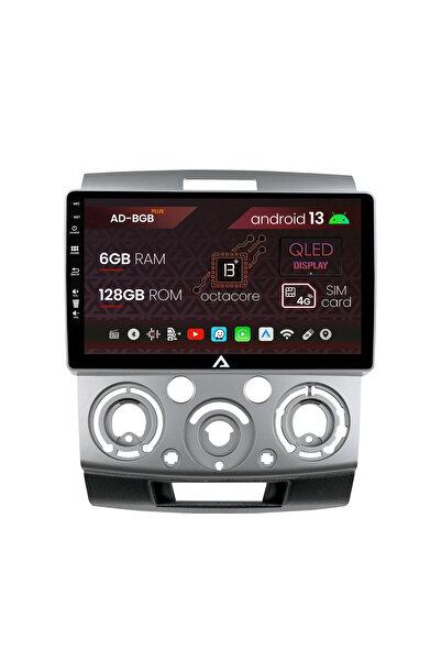 AutoDrop Navigatie Ford Ranger/Mazda BT50 (2007-2012), Android 13, B-Octa/6GB...