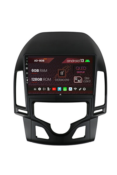 AutoDrop Navigatie Hyundai I30 (2007-2012), Clima Automata, Android 13, B-Oct...