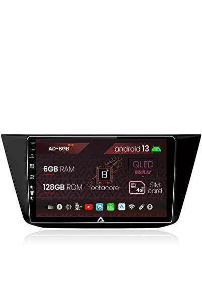 AutoDrop Navigatie Volkswagen Tiguan (2016+), Android 13, B-Octa / 6GB + 128G...