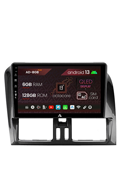 AutoDrop Navigatie Volvo XC60 (2008-2013), Android 13, B-Octa / 6GB + 128GB, 9"