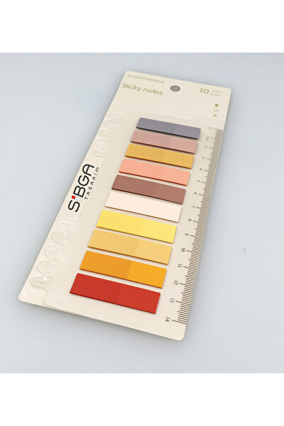 sibga tasarım Transparent Colored Postit Post-it Post It.Bookmark Bookmark Postit Sticker Note Paper 200 Sheets