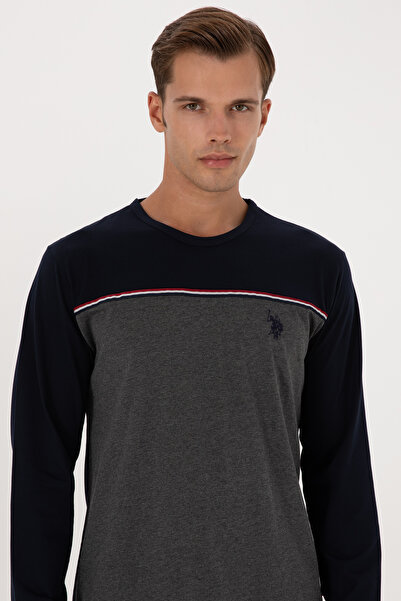 U.S. Polo Assn. Erkek Lacivert Pijama Takımı 50318617-VR033