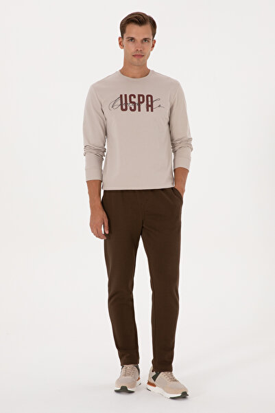 U.S. Polo Assn. Erkek Kahverengi Eşofman Altı 50313747-VR029