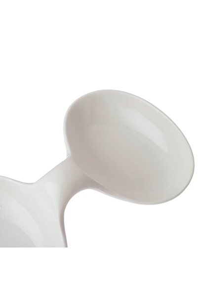 ORIAN Two-part porcelain plate with stand