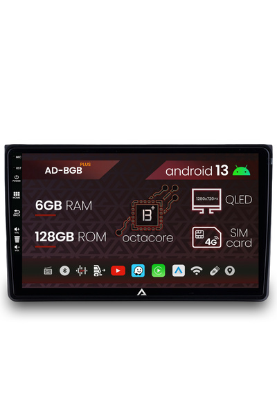 AutoDrop Navigatie Audi A4, Android 13, B-Octa / 6GB + 128GB, 9"