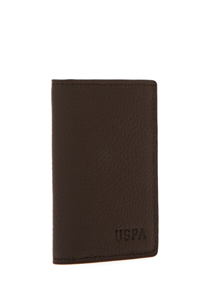 U.S. Polo Assn. Men's Brown Card Holder 50314738-Vr029