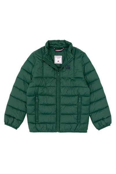 U.S. Polo Assn. Erkek Çocuk Koyu Yeşil Mont 50312088-VR079