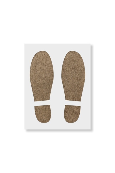 Maxrom Sablon Perete vopsire, tencuiala 0.7mm Footprints Refolosibil, model M...