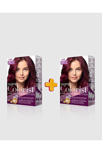 Master colorist 2'li Hair Color Perfection Set Saç Boyası 4.65 Şarap Kızılı