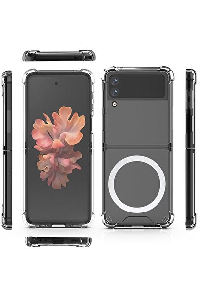 Flippy protective case compatible with Samsung Z Flip 5, MagSafe, blister, large camera cutout, tran