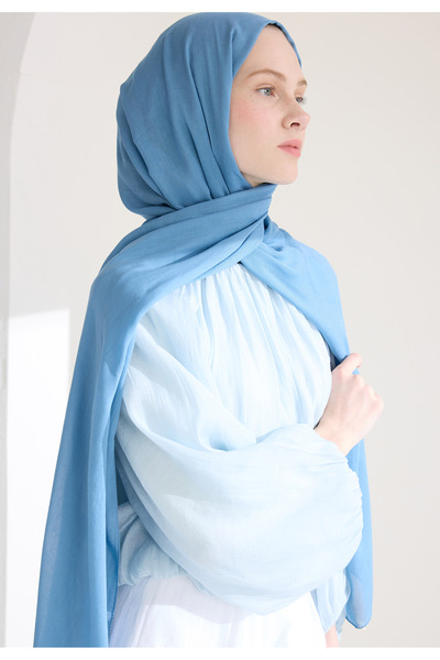 Freshscarfs Soft Viscose Shawl Sky Blue