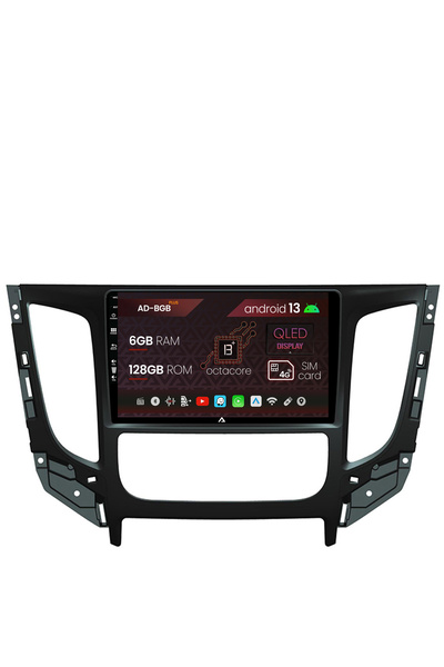 AutoDrop Navigatie Mitsubishi L200 (2014-2020), Android 13, B-Octa / 6GB + 12...