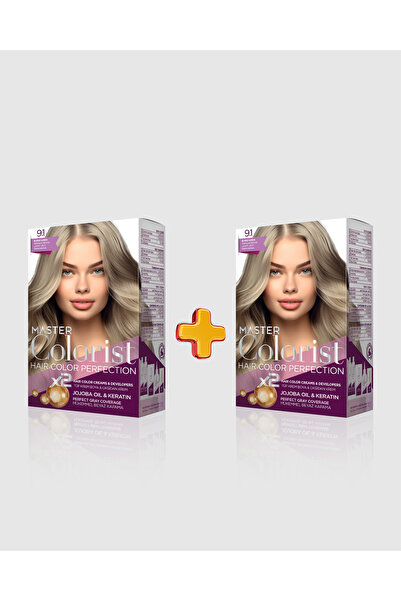 Master colorist 2'li Hair Color Perfection Set Saç Boyası 9.1 Elmas Sarısı