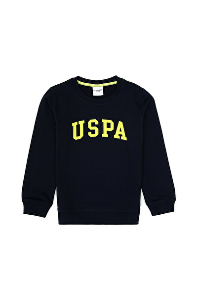 U.S. Polo Assn. Erkek Çocuk Lacivert Basic Bisiklet Yaka Sweatshirt 50313830-...