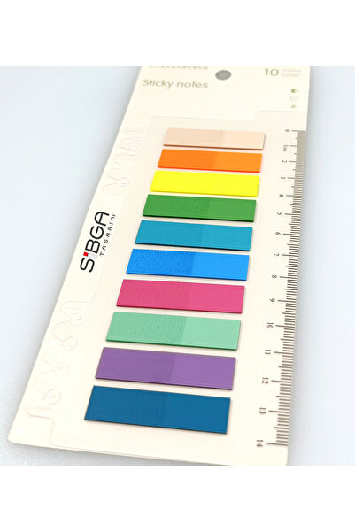 sibga tasarım Transparent Colored Postit Post-it Post It.Bookmark Bookmark Postit Sticker Note Paper 200 Sheets