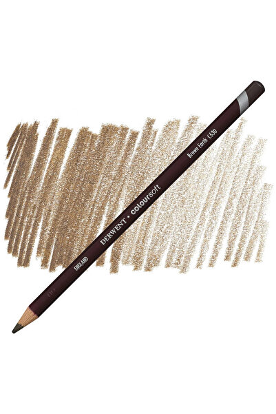 Derwent قلم الطلاء الجاف الاحترافي Coloursoft C630 Brown Earth