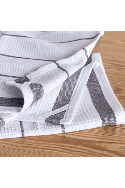 Generic Basket Weave 2-Piece Kitchen Towel Set - 45x65 cm