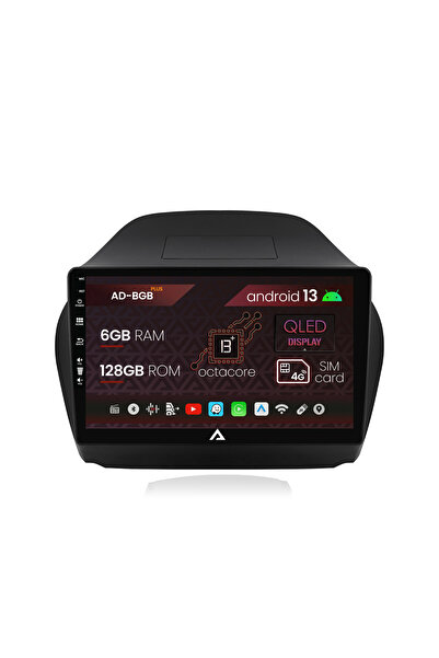 AutoDrop Navigatie Hyundai IX35 (2009-2015), Android 13, B-Octa / 6GB + 128GB...