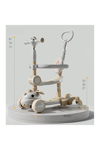 Flippy Πολυλειτουργικό Πατίνι 6 σε 1, Flippy, για παιδιά από 10 μηνών έως 12 ετών, με ρυθμιζόμενο πύον