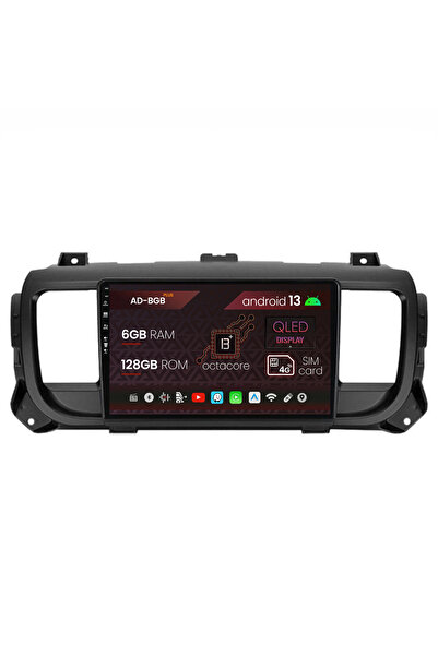 AutoDrop Navigatie Toyota Proace (2016+), Android 13, B-Octa / 6GB + 128GB, 9"