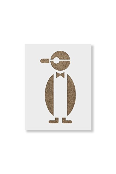 Maxrom Sablon Perete vopsire, tencuiala 0.7mm Keep Frozen Symbol Refolosibil, model MXSP7242, 900 x 900 mm,