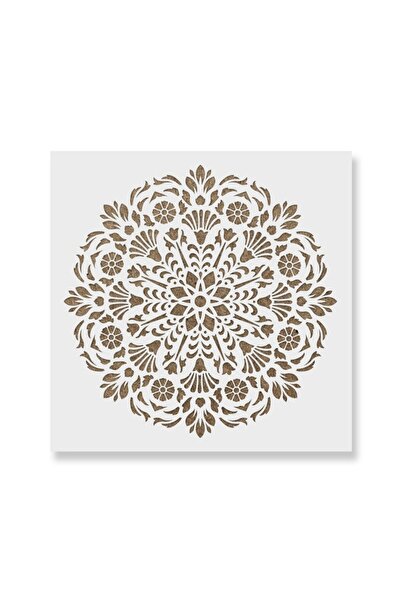 Maxrom Sablon Perete vopsire, tencuiala 0.7mm Lirio Mandala Refolosibil, mode...