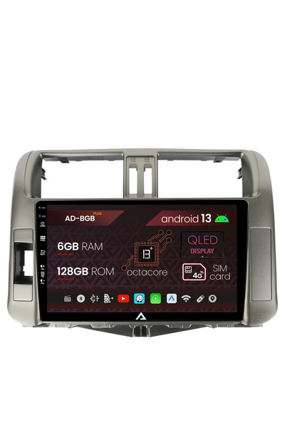 AutoDrop Navigatie Toyota Land Cruiser Prado J150 (2009-2013), Android 13, B-...