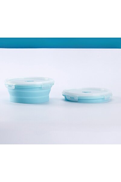 Flippy Set 2 Foldable Round Casseroles Flippy, Silicone, High Temperature Resistant, Easy to Store and Clea