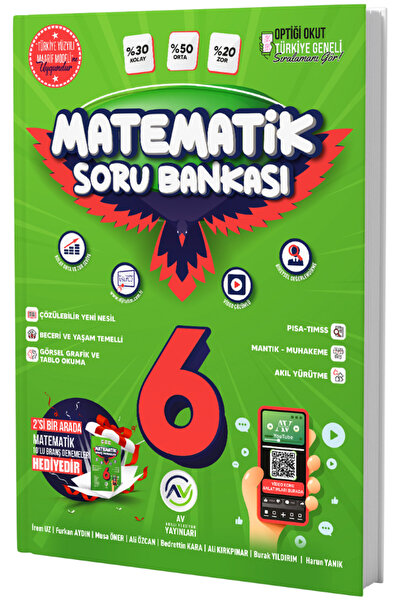 Av Akıllı Versiyon Yayınları Av Yayınları 6. Sınıf Matematik Soru Bankası 2026