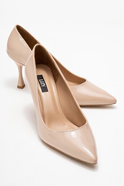 Lizy Shoes Mink - Stiletto de damă cu vârf ascuțit