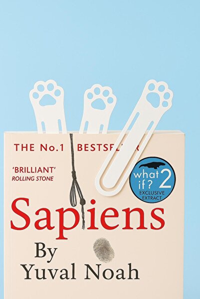 VENON 1 Adet BEYAZ Metal 9.5 Cm Kitap Ayraç Patili Metal Ataç Dosyalama Ayırma Kitap Sevenler