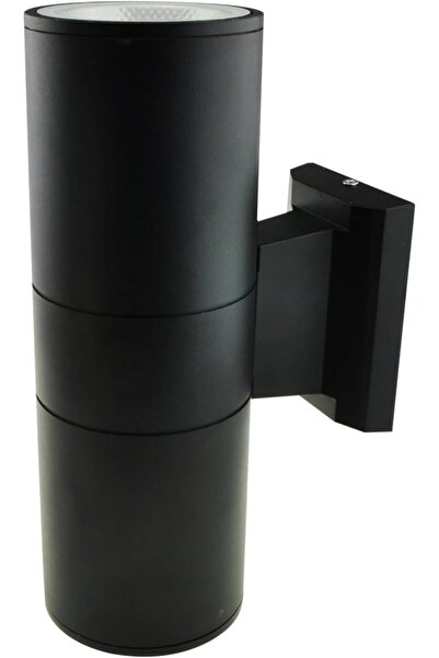 GLOWARE Outdoor LED Wall Light, Up/Down 2x10W, IP65 Waterproof, Black, Daylight, GLO-WLC2X10DL