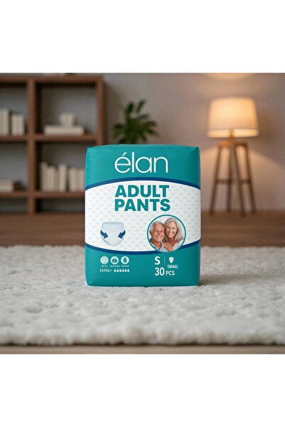 ELAN YETİŞKİN KÜLOTLU HASTA BEZİ SMALL KÜÇÜK BOY KADIN ERKEK UNISEX 30 ADET - 1 PAKET