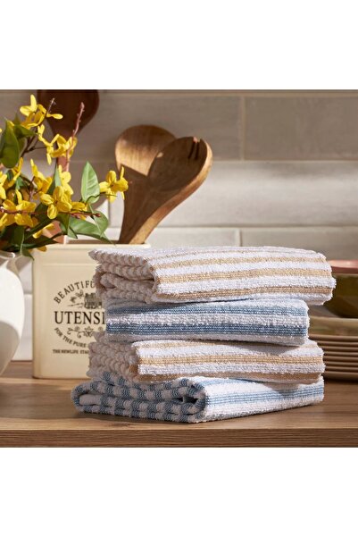 Generic Nina 2-Piece Stripe Kitchen Towel Set - 50x70 cm