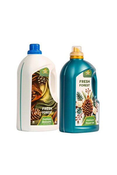 MOLLY CLEAN Ofertă Chic Fresh Forest 4 litri detergent + 4 litri balsam