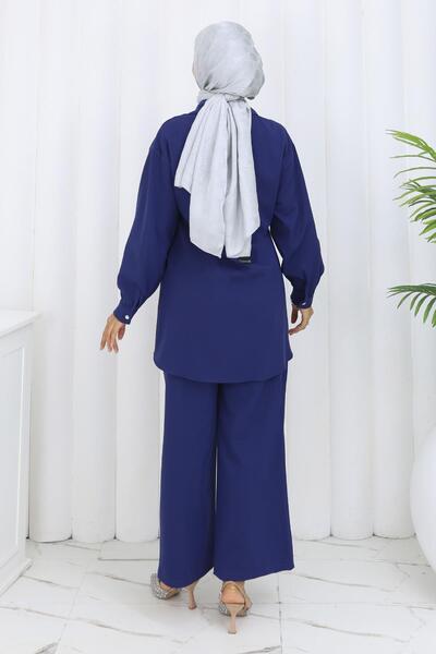 Modamihram Комплект каменни детайли Индиго 19266