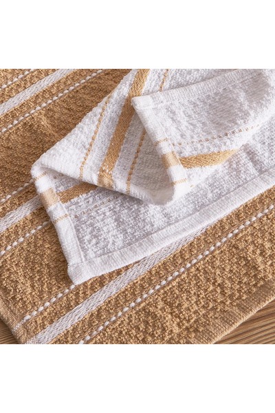 Generic Nina 2-Piece Stripe Kitchen Towel Set - 50x70 cm