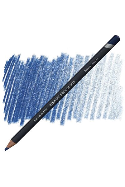 Derwent قلم تلوين جاف سوبرتريند بروكولور 32 أزرق بروسيا