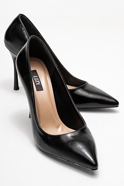 Lizy Shoes Μαύρο - Λεπτό γυναικείο στιλέτο με ψηλό τακούνι